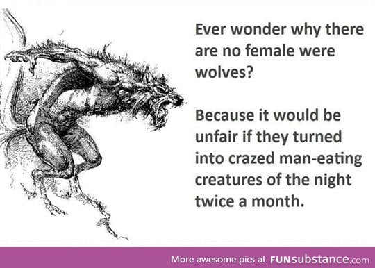 What happened to the female werewolves?