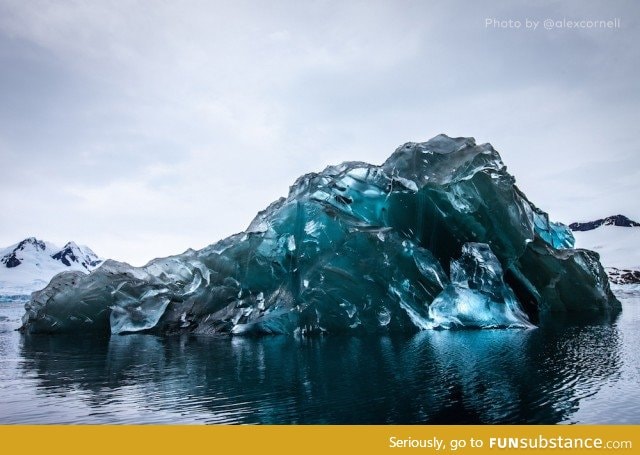 Upside-down iceberg