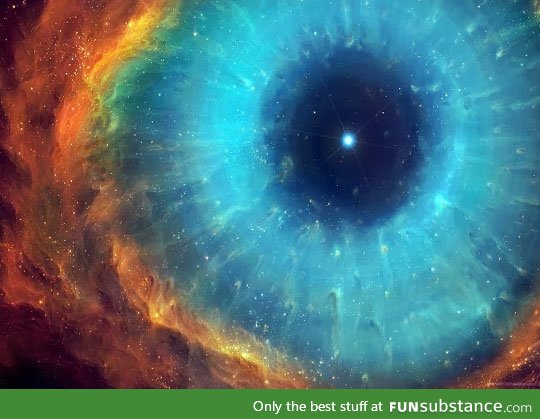 Eye of the cosmos, taken from the hubble telescope - FunSubstance