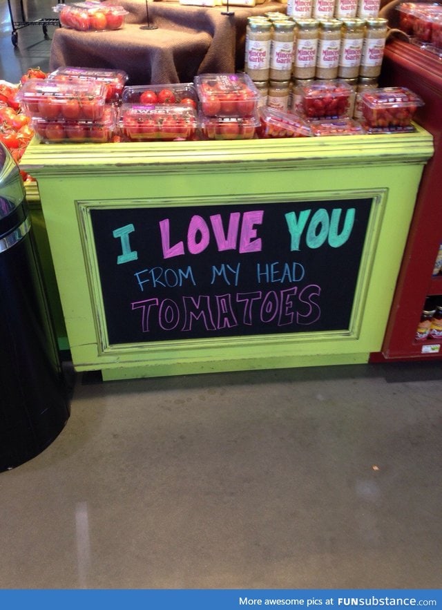 Grocery store thinks they are punny