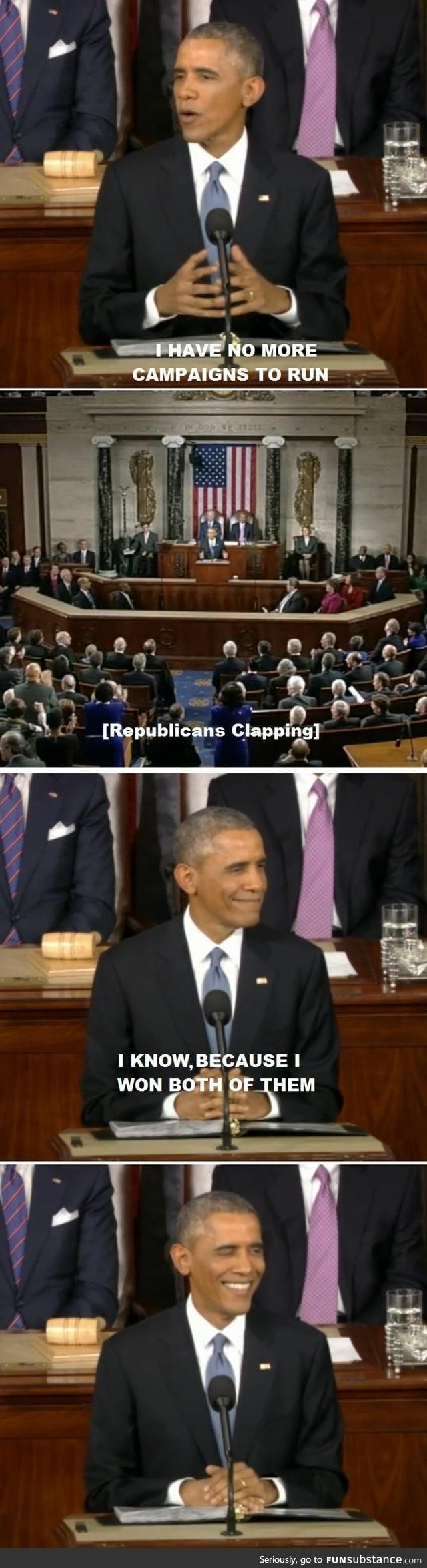 Obama trolls Congress