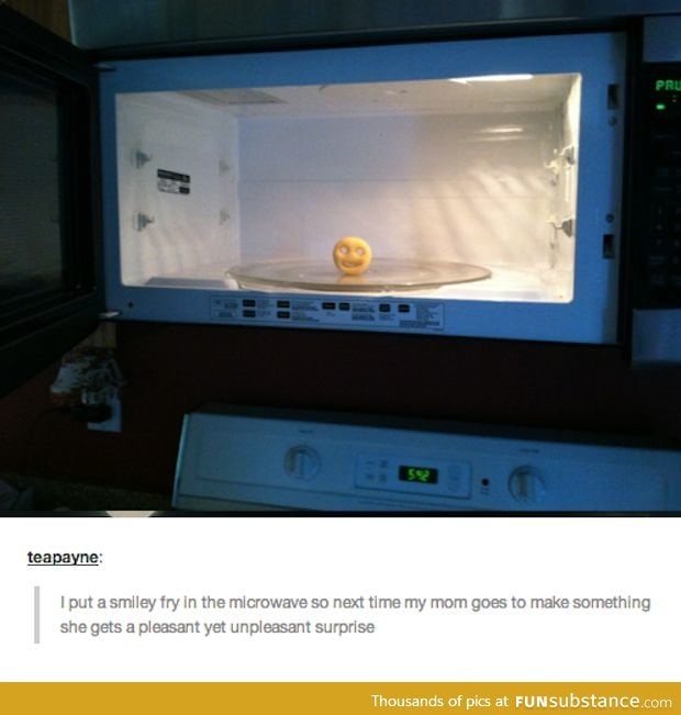 *opens microwave* (   ͡° ͜ʖ ͡°)