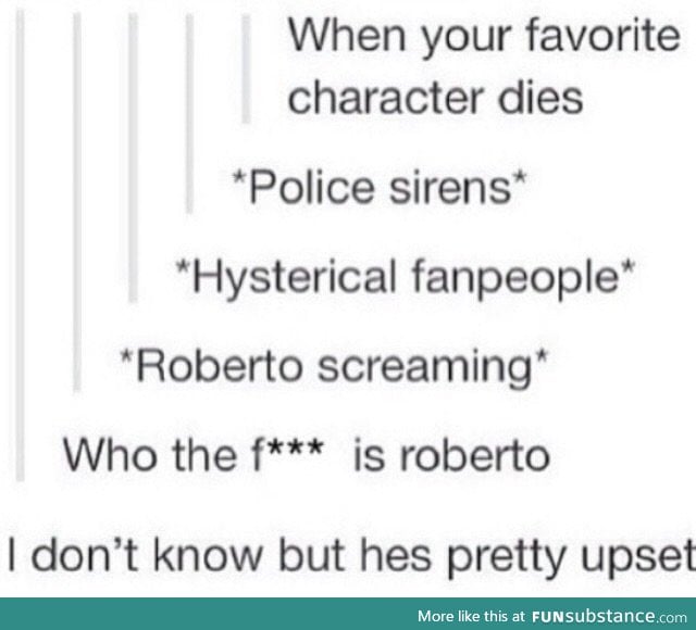 Poor Roberto