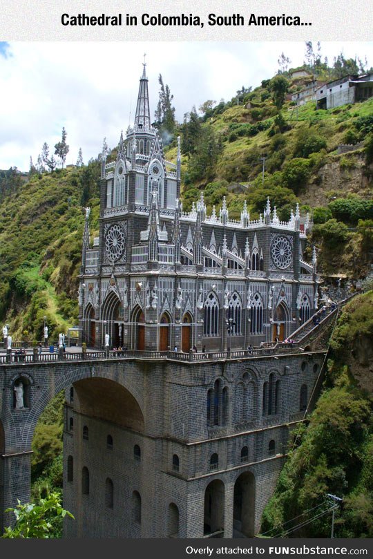 Incredible cathedral in Colombia