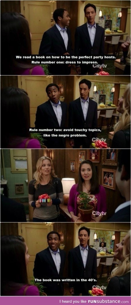 How to party Troy and Abed style