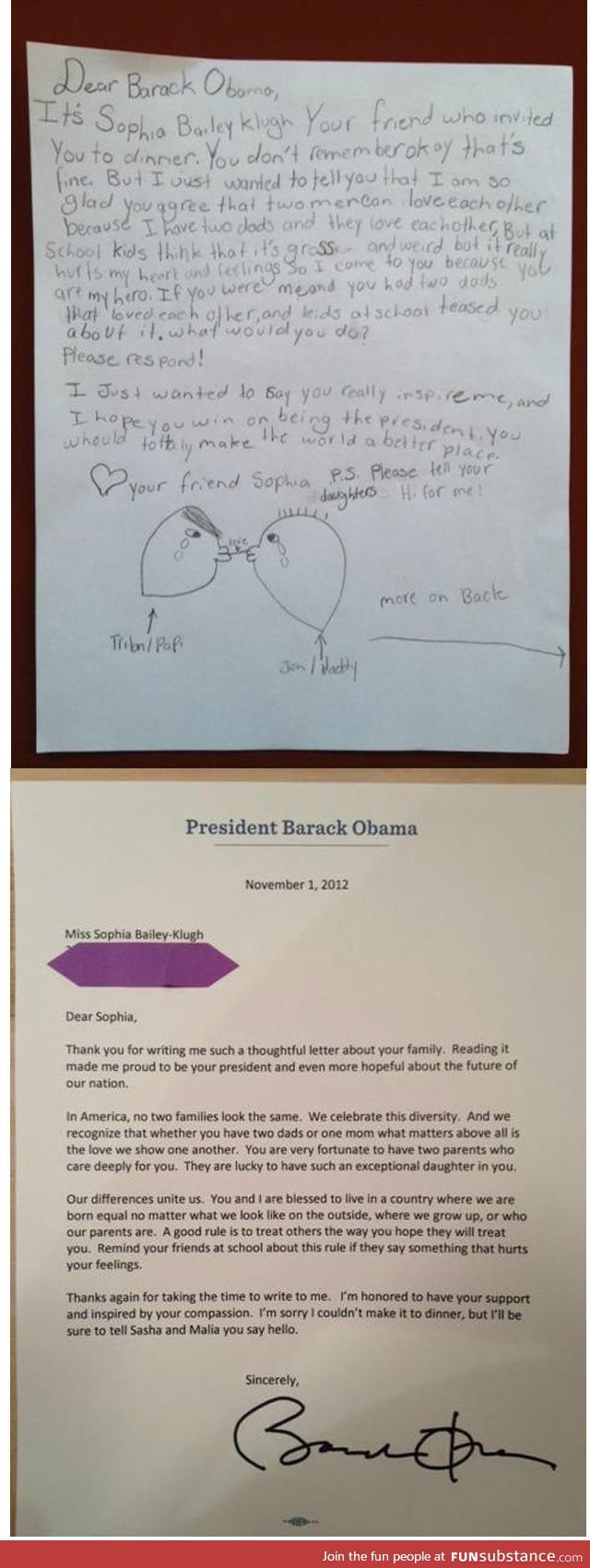 Good Guy Obama Ansewers Little Girl's Letter