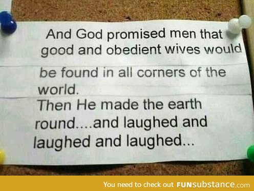 God's sense of humour