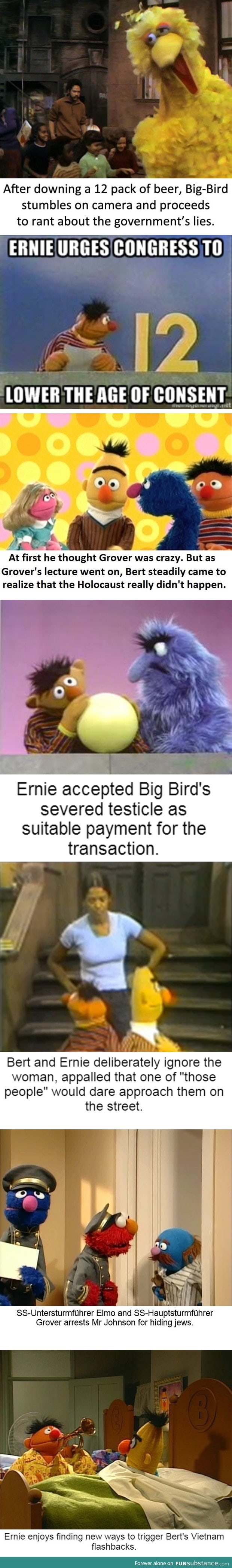 Sesame Street on Crack