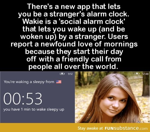 Social alarm clock