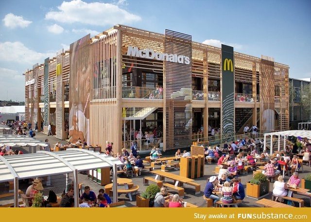 The biggest McDonald's ever built, London