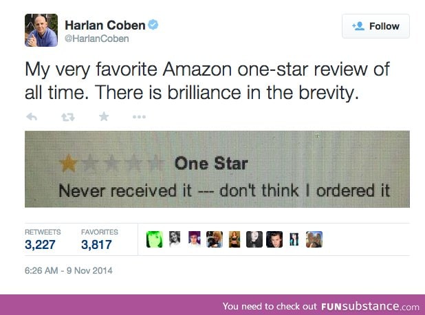 Amazon review