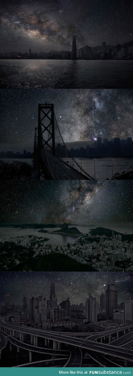 This is what our cities would look like without light pollution