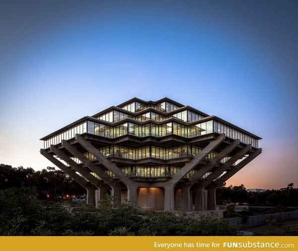 The Geisel Library at the University of California, San Diego