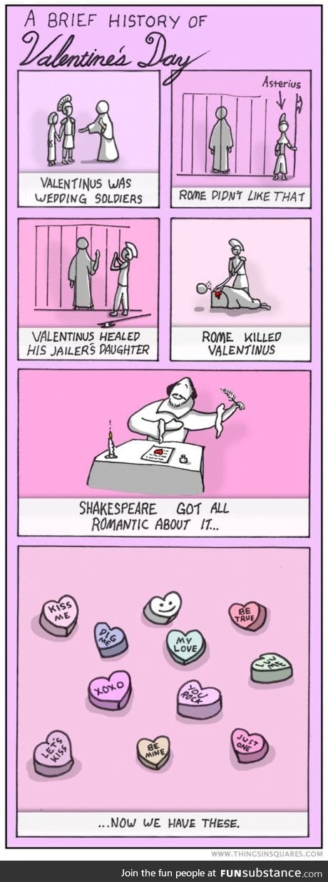 a brief history of Valentine's day