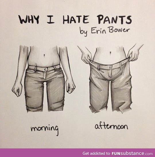 Girl pants suck