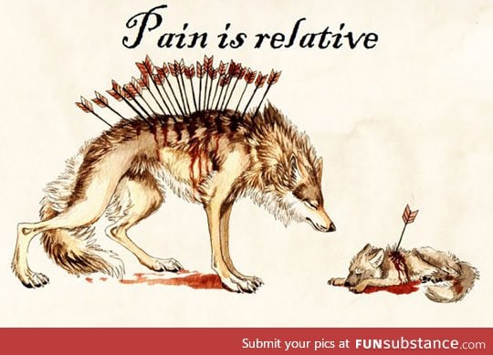 Pain is relative (artist: Lycanium)