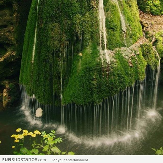 Waterfall in Transylvania, Romania