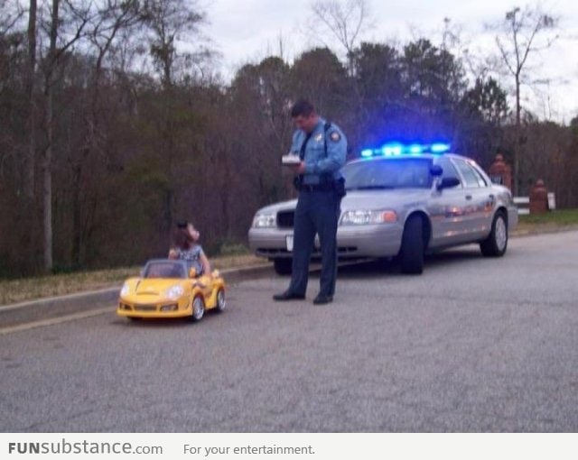 Madam, do you know why I pulled you over?