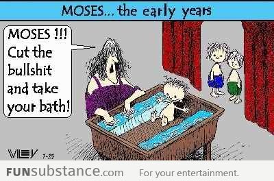 Moses in his early ages