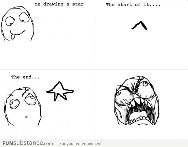 Drawing a star