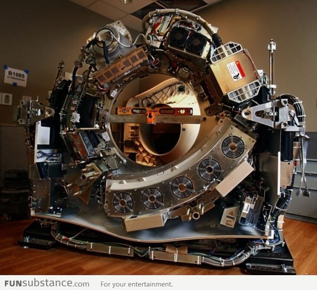CT scanner without the cover
