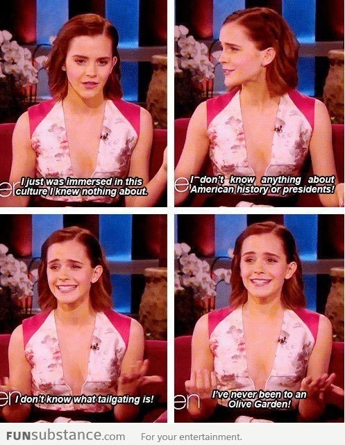 Emma Watson on America