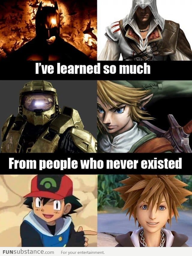 I've learned so much from people who never existed