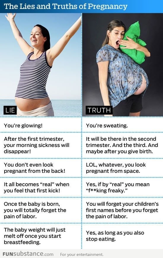 Pregnancy Lies and truth