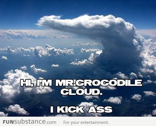 Bad Ass Crocodile Cloud