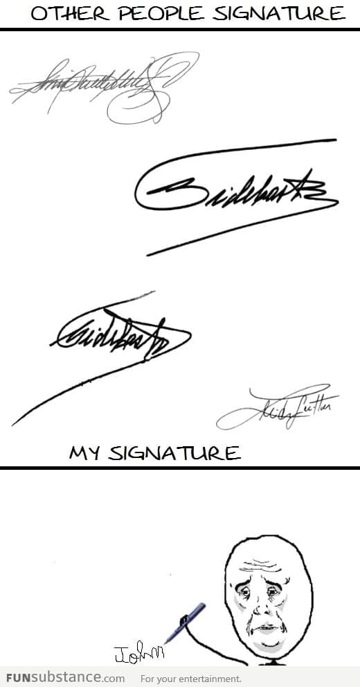 Signatures