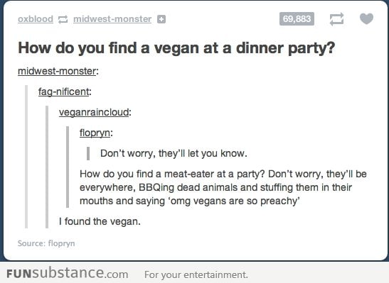 How to find a vegan?