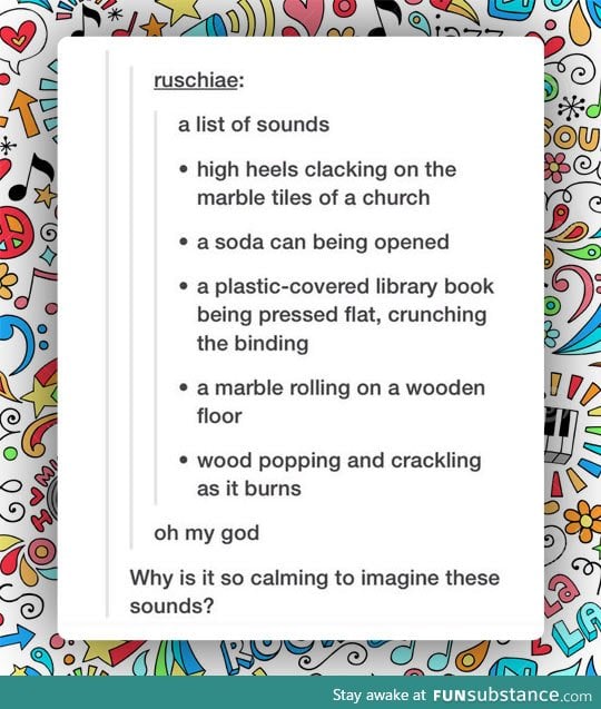 A list of sounds