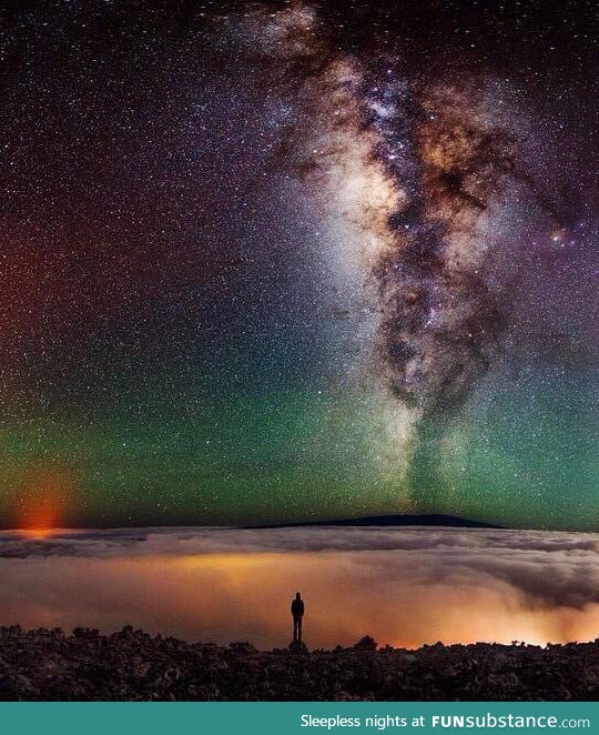 The milky way from hawaii
