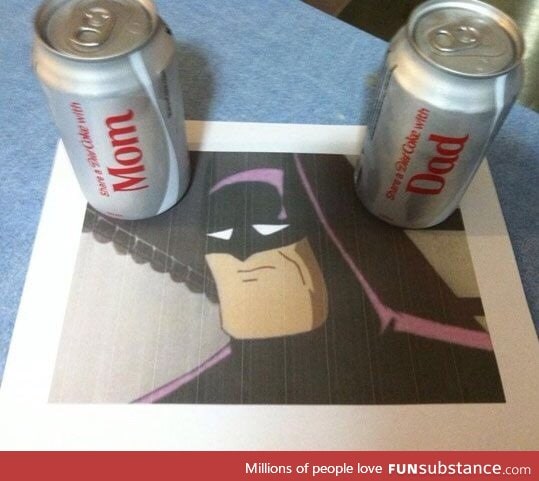 The reason Batman drinks only Coke