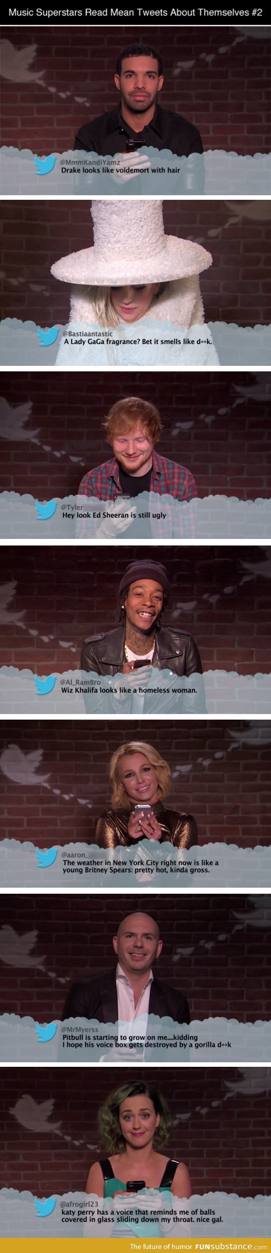 Celebrities read mean tweets about themselves