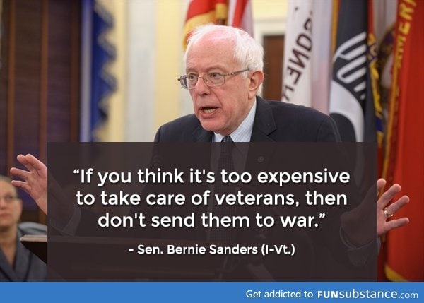 Best anti-war pro-veteran/troop statement ever