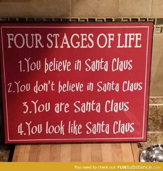 The four stages in our lives