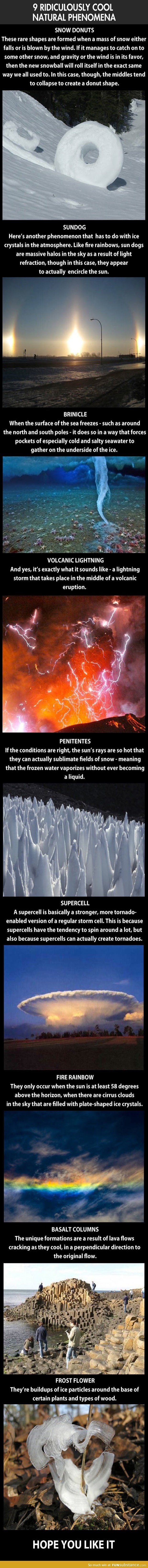 9 ridiculously cool natural phenomena
