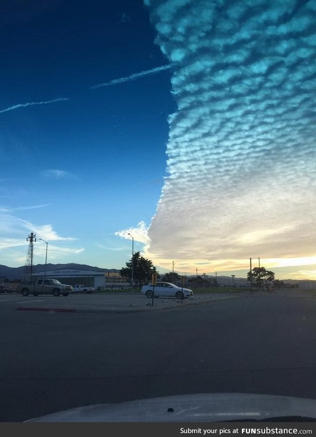 Some edgy clouds in Southern USA