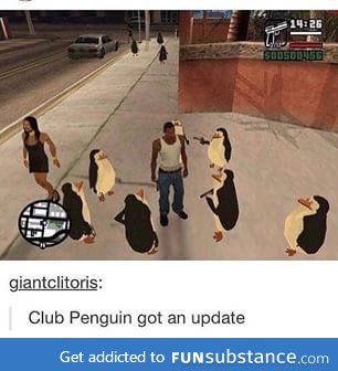 The penguins of San Andreas