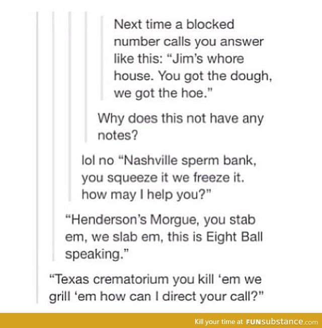 How to answer the phone