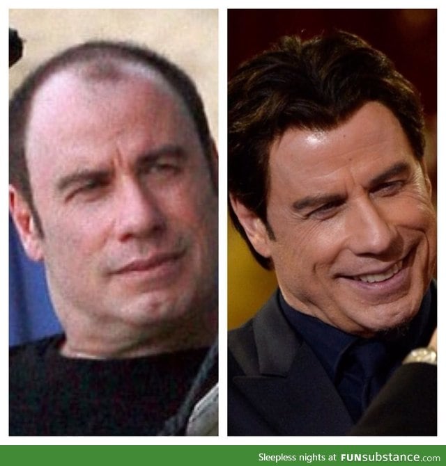 Travolta killin the wig game
