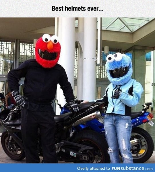 Elmo and cookie monster hitting the road