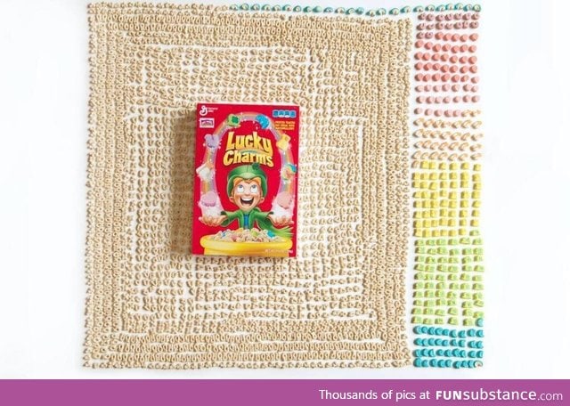 Contents of a Lucky Charms Box