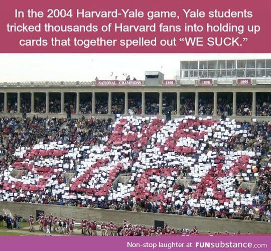 Yale has funnier people