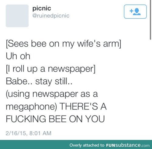 f*cking bee