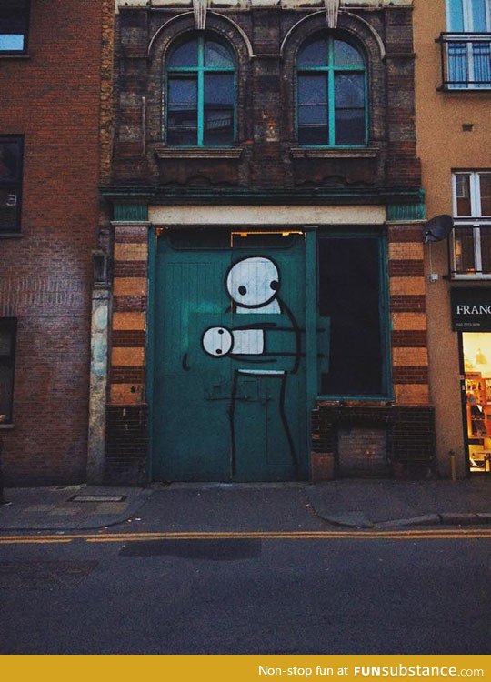 Street art in london stealing street art in london