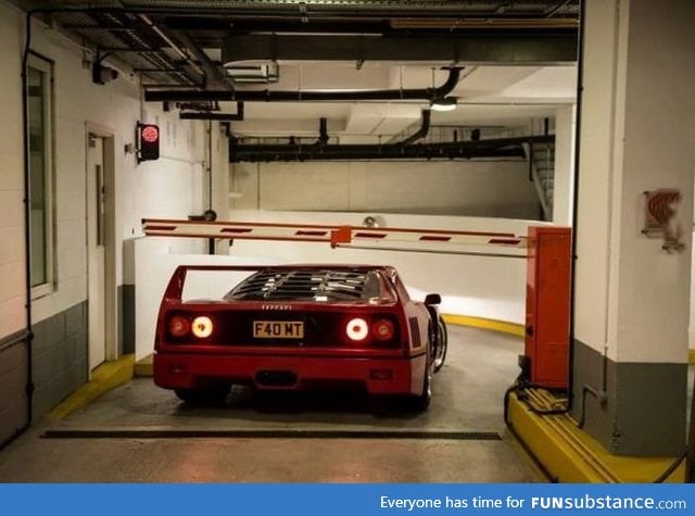 Get a Ferrari, you'll never pay for parking again