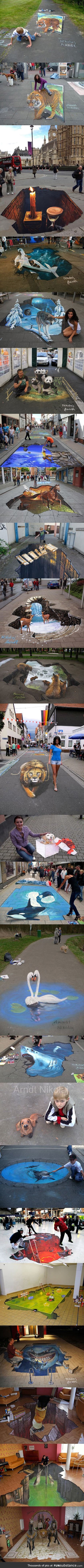 Best of 3D street art