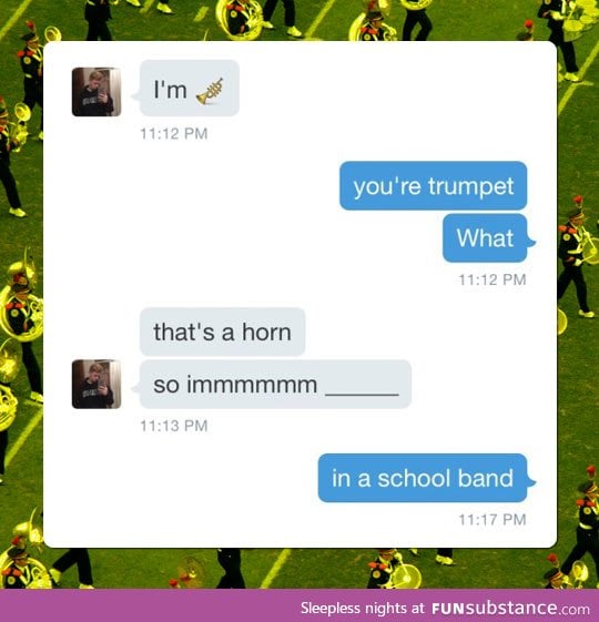 Nice try band member